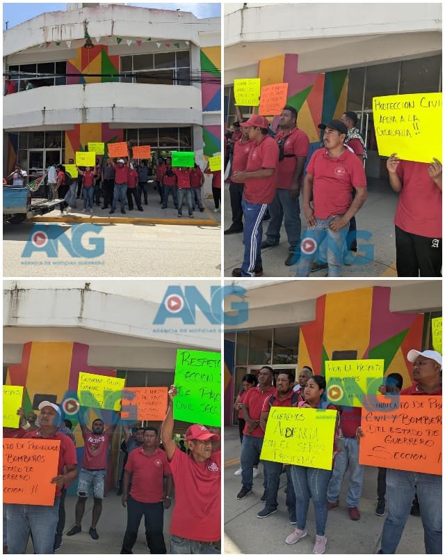 Trabajadores de Protección Civil de Cruz Grande anuncian protesta ante desatención del alcalde y amenaz@s de despidos