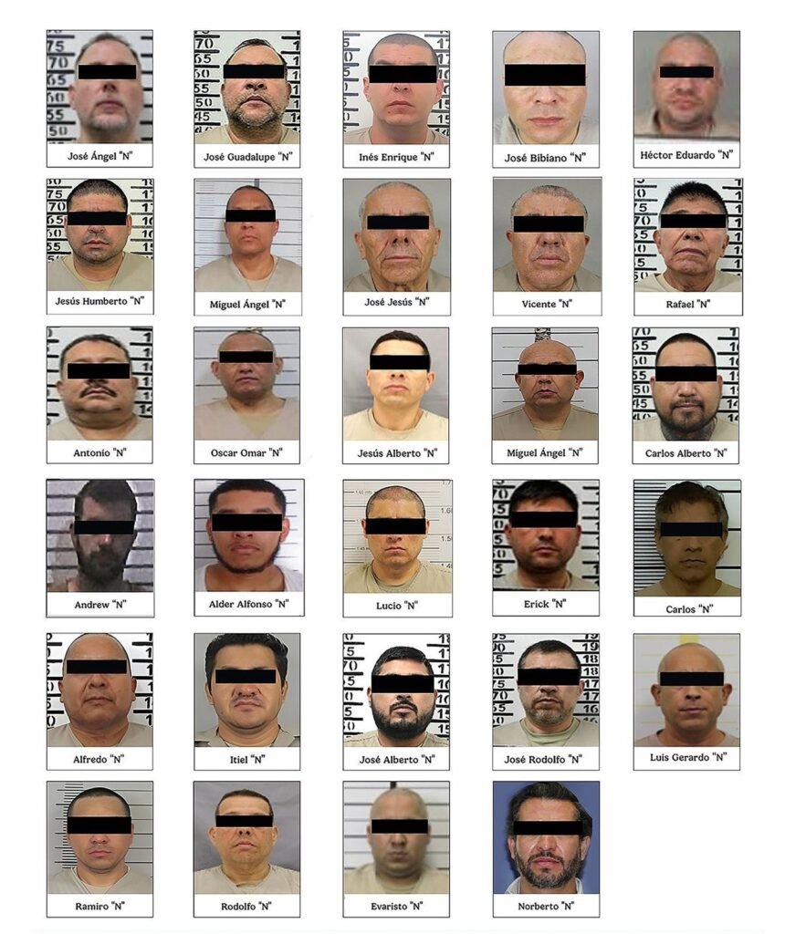 México extradita a 29 líderes del narcotráfico a Estados Unidos
