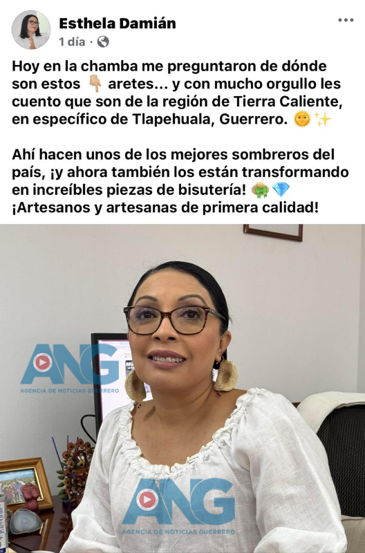 Estela Damián, el huipil y los aretes de la esperanza: la nueva novela guinda rumbo a 2027
