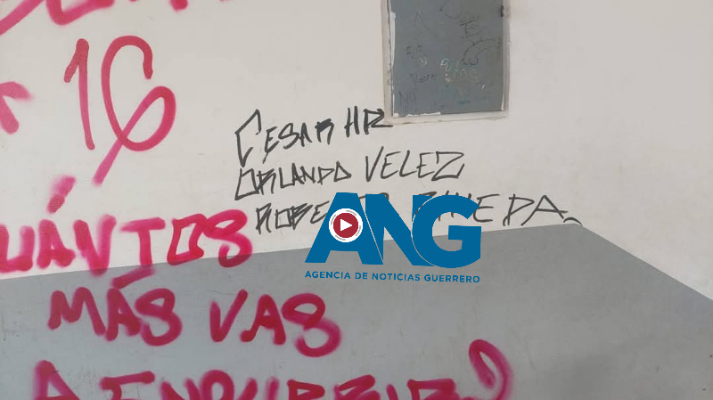 Piden investigación por vandalismo en la Prepa 16 de Coyuca de Benítez