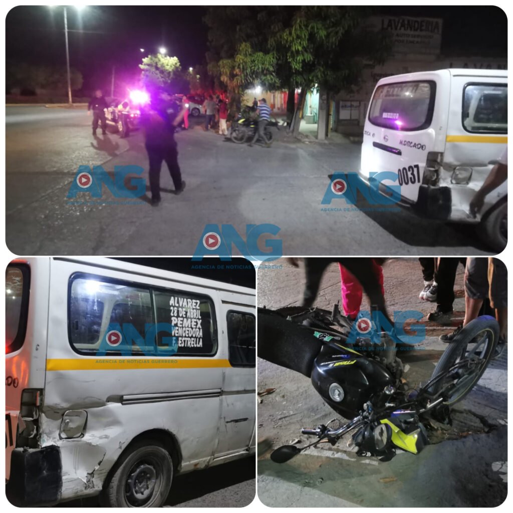 Motociclista sufre fuerte 4ccid3nte en #Iguala por no usar casco