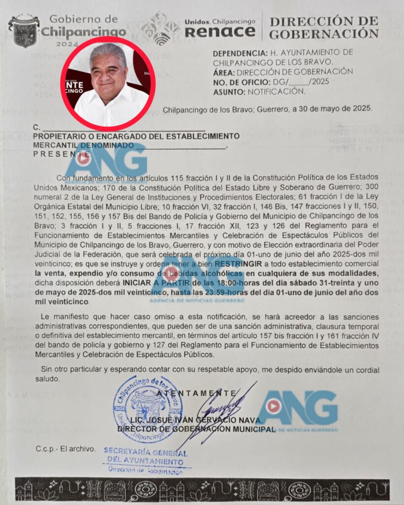 Alcalde de Chilpancingo Gustavo Alarcón sin brújula: cierra bares aunque nadie lo pidió”