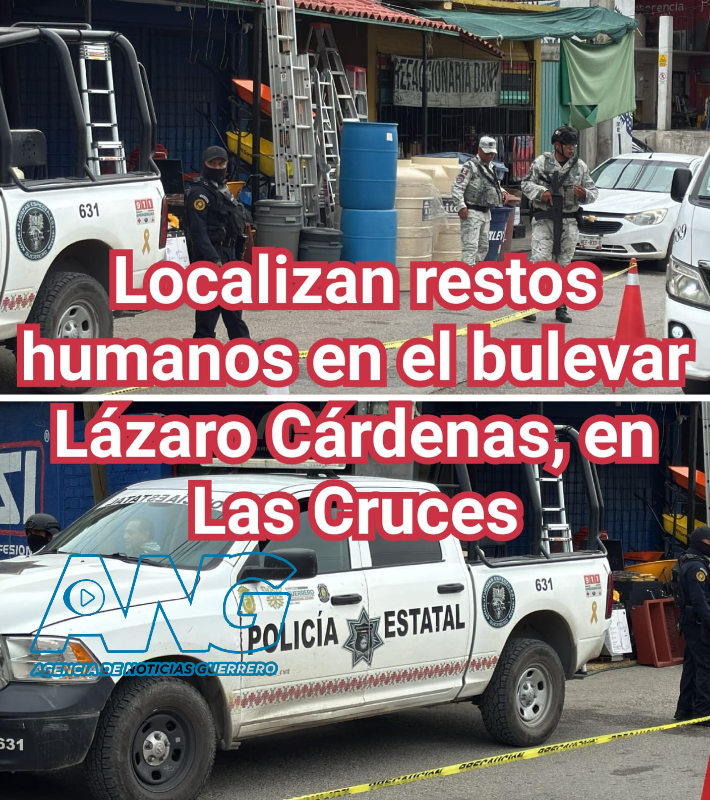 Localizan restos humanos en el bulevar Lázaro Cárdenas, en Las Cruces