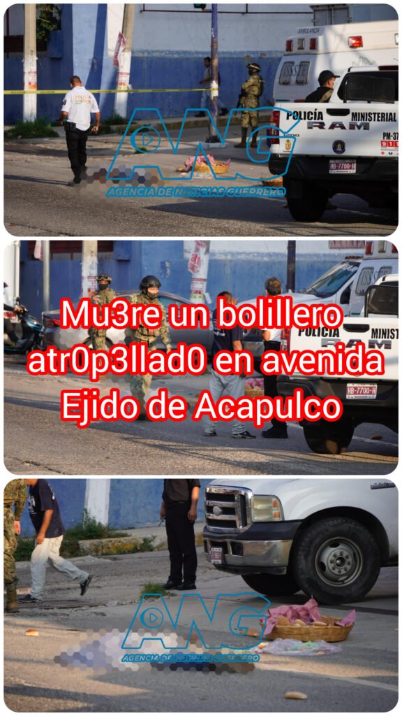 Mu3re un bolillero atr0p3llad0 en avenida Ejido de Acapulco