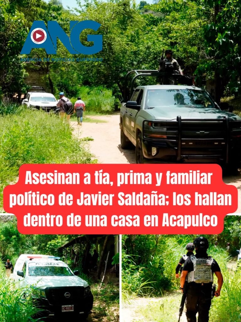 🔴⚠️ Ases1nan a tía, prima y familiar político de Javier Saldaña; los hallan dentro de una vivienda en #Acapulco