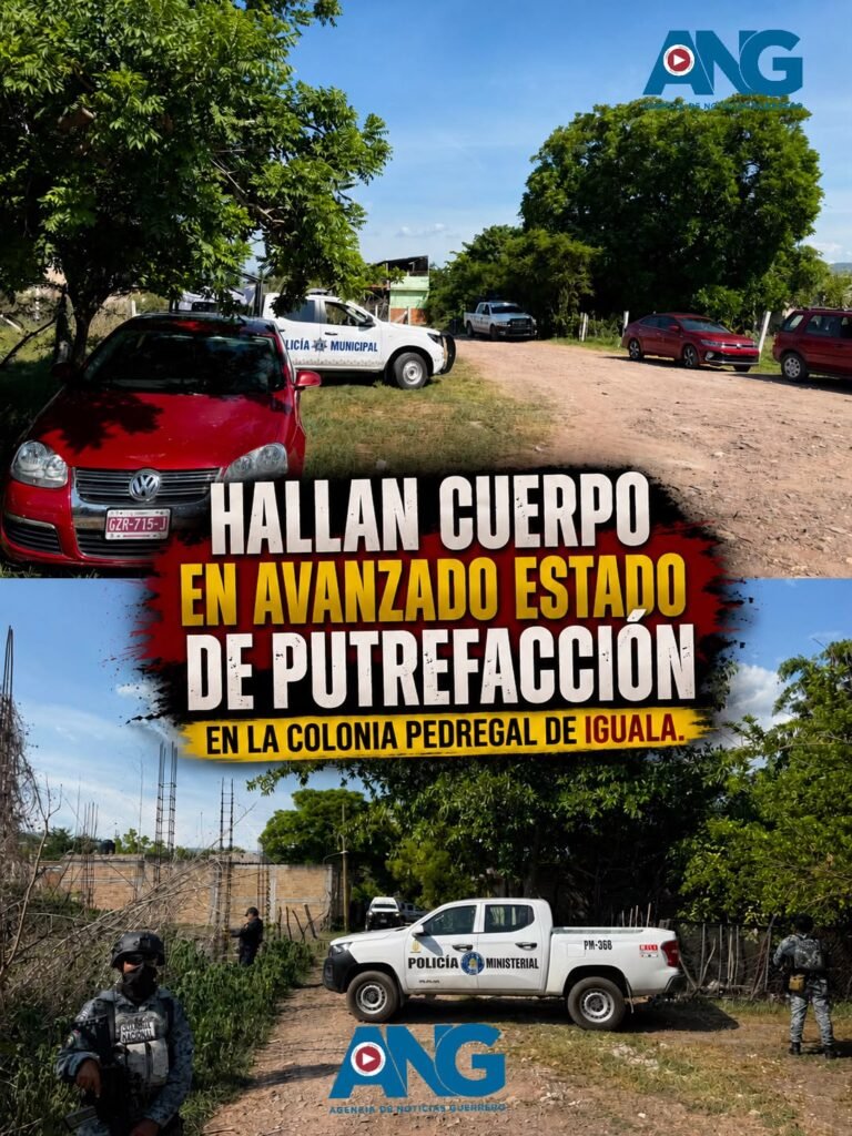 🔴 Hallan cuerp0 en avanzado estado de putrefacción en la colonia Pedregal de #Iguala