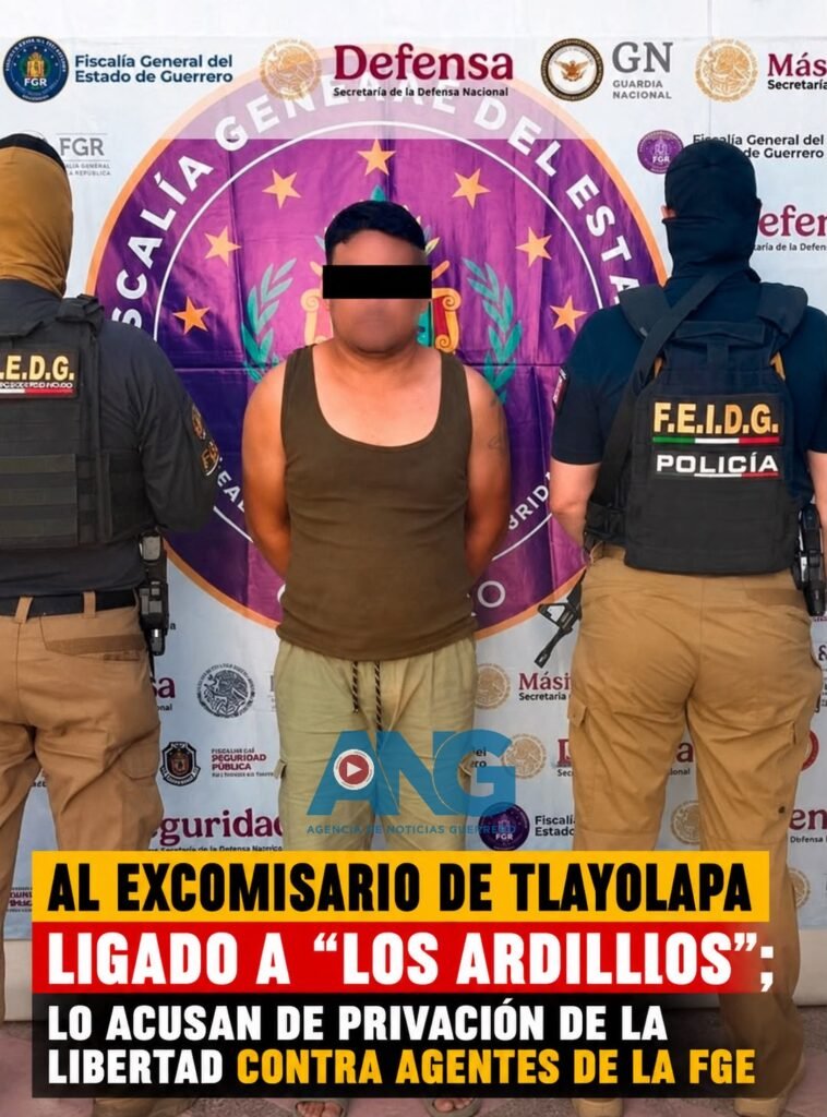 Cae excomisario de tlayolapa ligado a “Los Ardillos”; lo acusan de privación de la libertad contra agentes de la FGE