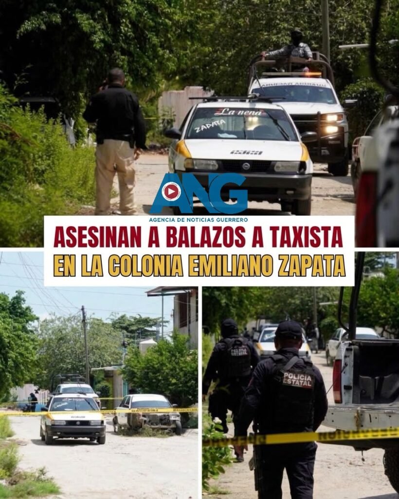 As3sin4n a balaz0s a taxista en la colonia Emiliano Zapata